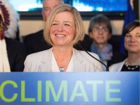 Premier Rachel Notley unveils Alberta's climate change strategy.