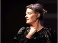 Elinor Holt performed as Anne Hathaway in the solo show Shakespeare's Will put on by the Sage Theatre at the Pumphouse. She performed the act on Nov. 5, 2015.