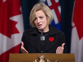 Alberta Premier Rachel Notley.