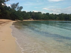 San San Beach near Port Antonio can be a quiet respite from the busy beaches in other areas of Jamaica. DEBBIE OLSEN photo