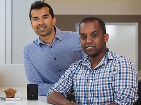 Left to right: Slate Scale Co-founders, Rana Varma and Teddy Seyed.