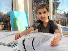 FILE: Quinn Clark, 10, is one of the winners of this year's Calgary Stampede Legacy Awards