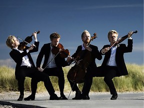 The Danish String Quartet performed Sunday and Monday at the Rozsa Centre.