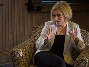 Premier Rachel Notley, pictured in Calgary during a year-end interview with the Herald.