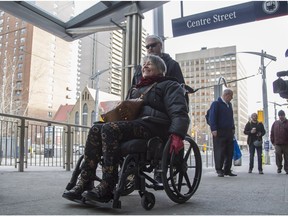 The City of Calgary's advisory committee on accessibility, Ward 7 Coun. Druh Farrell, pictured, and Accessible Housing executive director Jeff Dyer hosted an accessibility tour for City of Calgary planners and policy makers on Dec. 3, 2015.