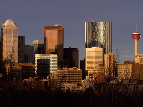 Calgary's downtown skyline.