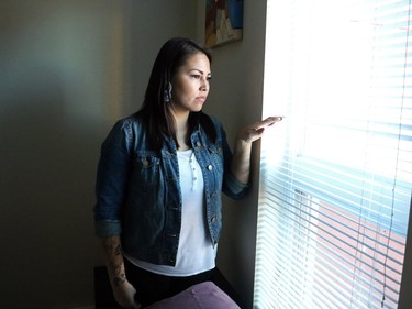 Candice Pelletier, 30 has been given a new start in life in Calgary on December 1, 2015. For Brenda Strafford Society story.
