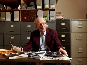 Calgary author and historian Hugh Dempsey has been writing about Alberta history and Blackfoot culture for more than 60 years.