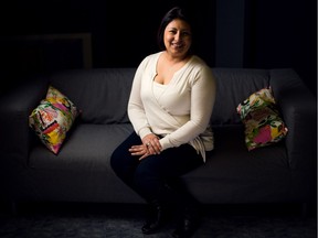Erika Guzman experienced domestic violence growing up and is now a volunteer at  Peer Support Services for Abused Women.