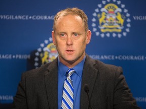 Staff Sgt. Quinn Jacques of the Calgary Police Service's guns and gangs unit.