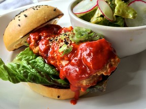 Anju's Mack Chicken Sandwich is nice and spicy, and completely crave-worthy.