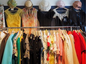 Consignment stores are one option for selling vintage clothing.