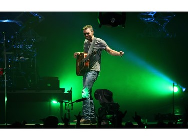 Country music artist Eric Church brought his act to the Saddledome in Calgary on Saturday, April 11, 2015.