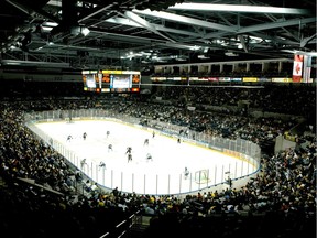 The Stockton Heat play in the 12,000-seat Stockton Arena, an impressive facility that the Flames pumped $300,000 into to further aid in the development of its players.