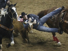 Cochrane steer wrestler Tanner Milan had the biggest cheque of the six Canadians competing in Las Vegas at the 2015 Wrangler National Finals Rodeo.