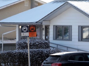 Huntington Hills home where David McQueen was shot and killed by Calgary police after an armed standoff.