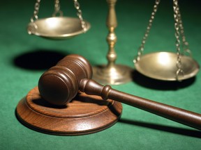 Gavel and scales --- Begin Additional Info --- Scales of justice and gavel