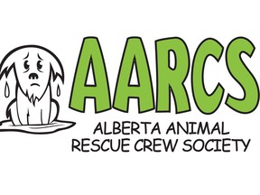 The logo for the Alberta Animal Rescue Crew Society.