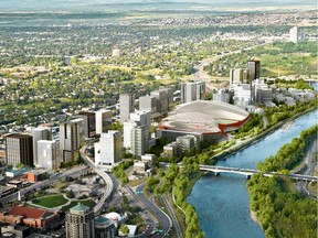 An artist's rendering of the proposed CalgaryNEXT project.
