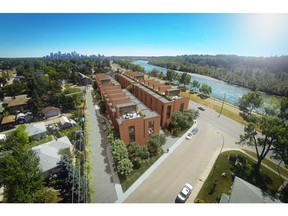 Brookfield Residential is building The Henry, an upscale town house project along Parkdale Boulevard N.W.
