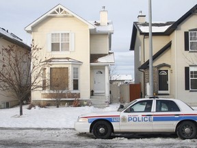 Police maintain a presence at a house on Cramond Close SE in Cranston Tuesday morning January 26, 2016 to investigate a suspicious death.