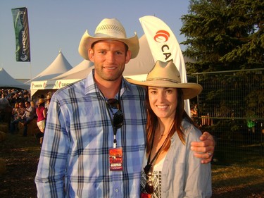 JULY 11, 2014: Former Calgary Flame and LA Kings Stanley Cup champion Robyn Regehr and wife Kristina returned to their roots for Calgary Stampede and the annual Oxford Stomp.