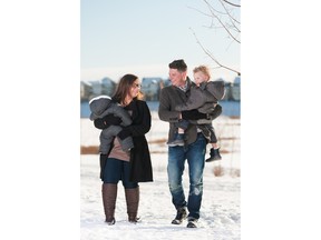 Scott and Chantal Crockatt 
with children Elliot and Rory in Mahogany.