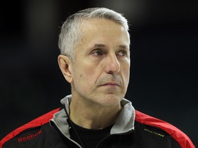 Calgary Flames head coach Bob Hartley.