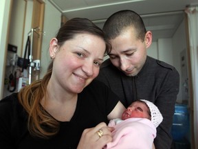 Calgary's Lidia and Sirgiu Tacu welcomed their daughter Anna just after midnight on January 1, 2016 at the Foothills Hospital. Anna is this year's New Year's baby.