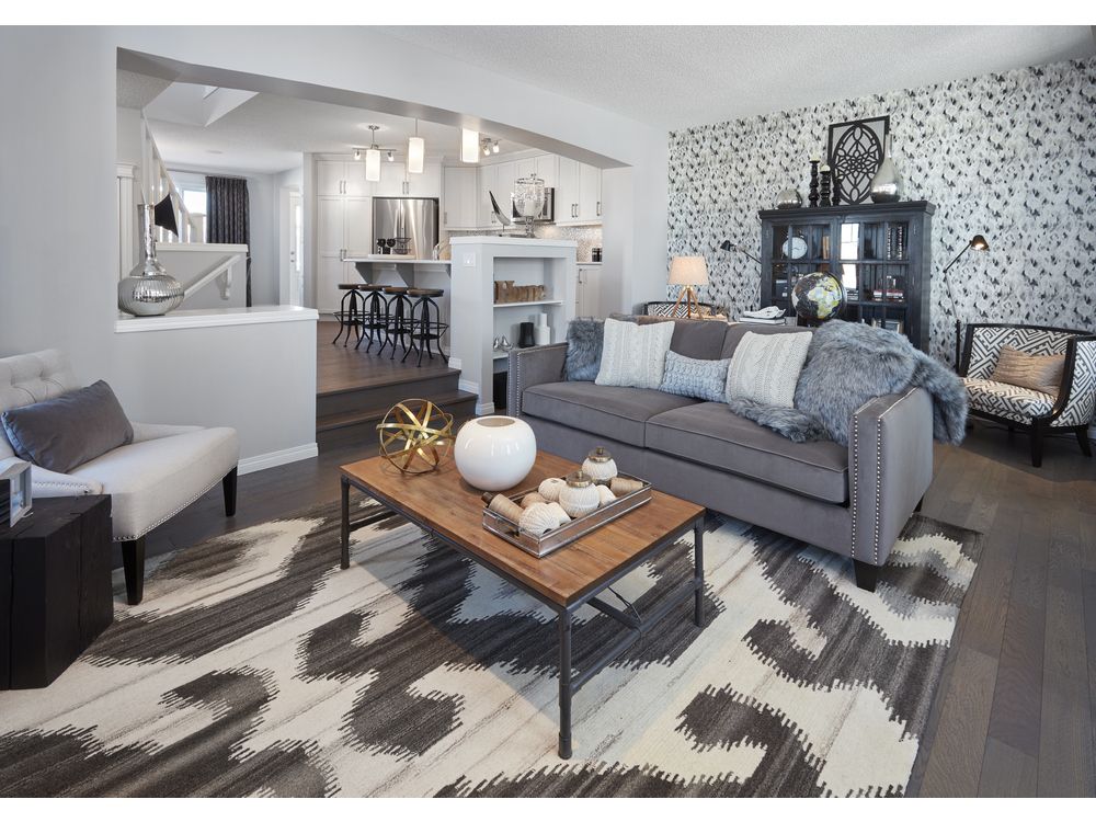 Brookfield Opens First Show Homes In Fireside Calgary Herald   Courtesy Brookfield Residential The Great Room In The Belved 