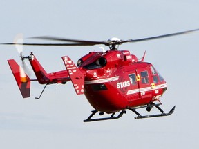 A male in his late-teens has been rushed to the Foothills Hospital in potentially life-threatening condition after an accident on a skill hill at Nakiska Monday afternoon.