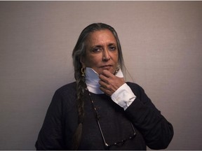 Director Deepa Mehta is pictured in a Toronto hotel room as she promotes "Beeba Boys" during the 2015 Toronto International Film Festival on Monday, Sept. 14, 2014.