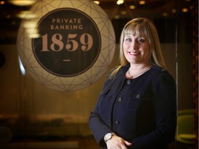 Meghan Meger, western Canadian president of National Bank's Private Banking 1859, in her Calgary office.