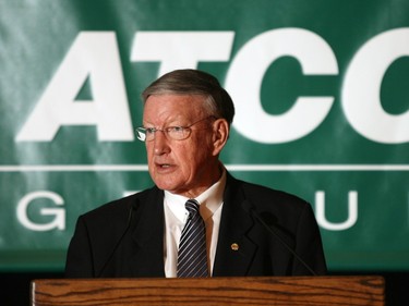 Ron Southern, founder of ATCO Group, at the company's annual general meeting at the Palliser Hotel in Calgary May 14, 2009.