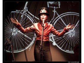 Evalyn Parry's SPIN opens the 2016 High Performance Rodeo Thursday night. Photo courtesy Jeremy Mimnagh.