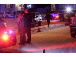 Police investigate a shooting in the 5500 block of 8th Avenue S.E.