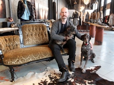 Calgary designer Paul Hardy is hosting the upcoming Schmancy fund raiser, the Glenbow's biggest of the year. He was photographed on January 19, 2016.