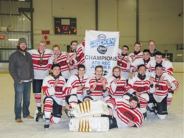 The champion Junior Rec B Red Wings.
