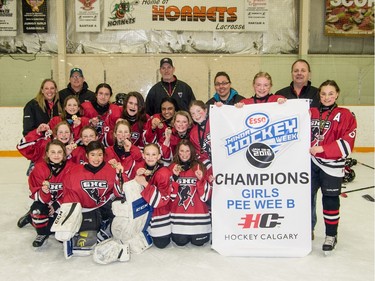 The champion Pee Wee Girls B Eclipse.