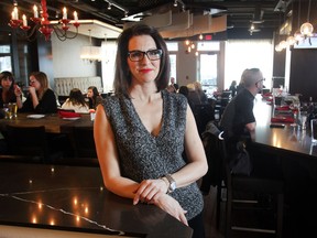 CALGARY, AB.; JANUARY 22, 2016  -- Jenna Bazzana shows off the dining area at Sauce Italian Market and Restaurant on 17th Avenue SW Friday January 22, 2016. (Ted Rhodes/Postmedia) For Youstory by John Gilchrist. Trax # 00071570A