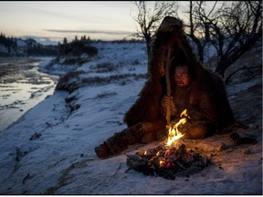 Leonardo DiCaprio is a scene from the Alberta-shot film The Revenant.
Photo couretesy, Kimberley French.