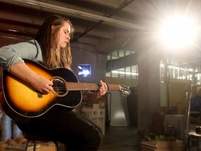 Mariel Buckley performs at the Calgary Herald.