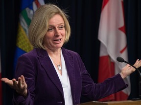Notley noted a lack of pipelines to provide access to international markets results in a "significant discount" in the value of Alberta's energy products, which hurts all Canadians.