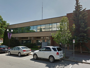 The abandoned RCMP detachment in Red Deer.