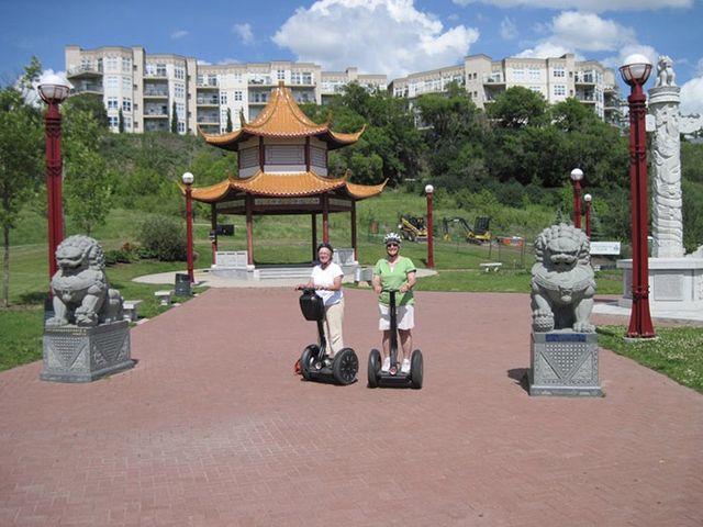 couple on segway