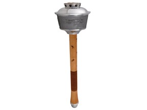 This unused Calgary Olympic torch is up for auction by U.S auction house RR Auctions.