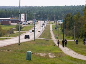 The town of Fox Creek in northern Alberta.