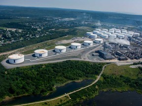 The Irving Oil Ltd. refinery in Saint John, New Brunswick.