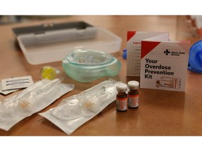 The distribution of Naloxone kits to prevent fentanyl overdoses isn't enough to stem the drug crisis in Alberta, says the province's mental health review.