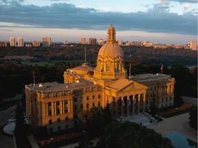 The Alberta legislature.